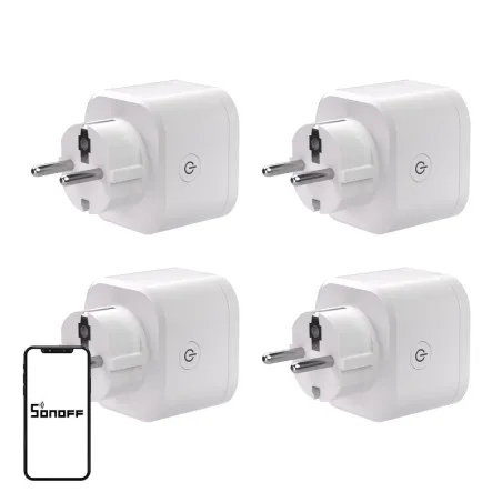SONOFF S61s Matter External Plug via Wi-Fi, 4-Pack